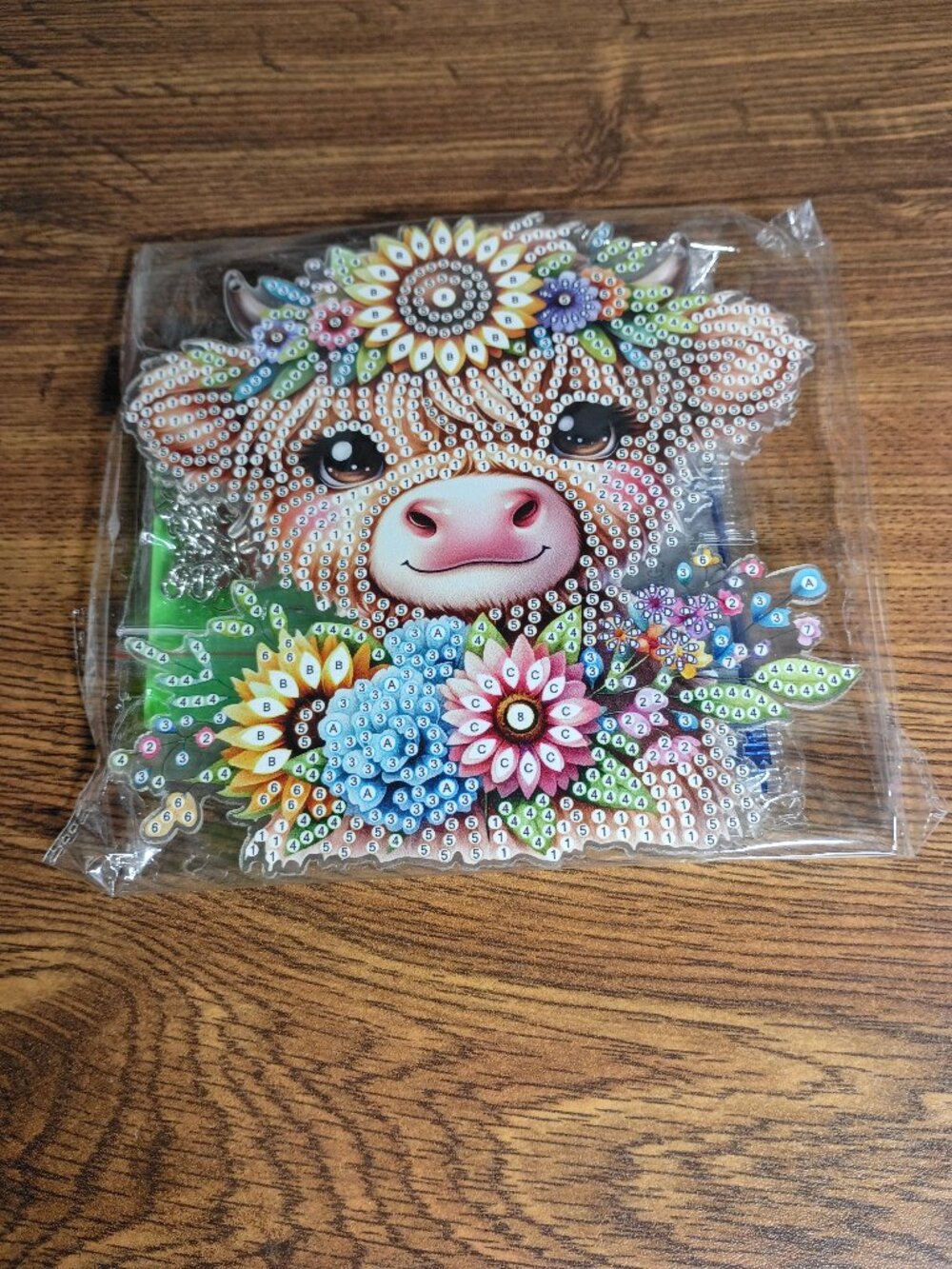 Tontut Sunflower Diamond Art Painting Kits Hanging Decoration, 5D Cow Diamond Ar